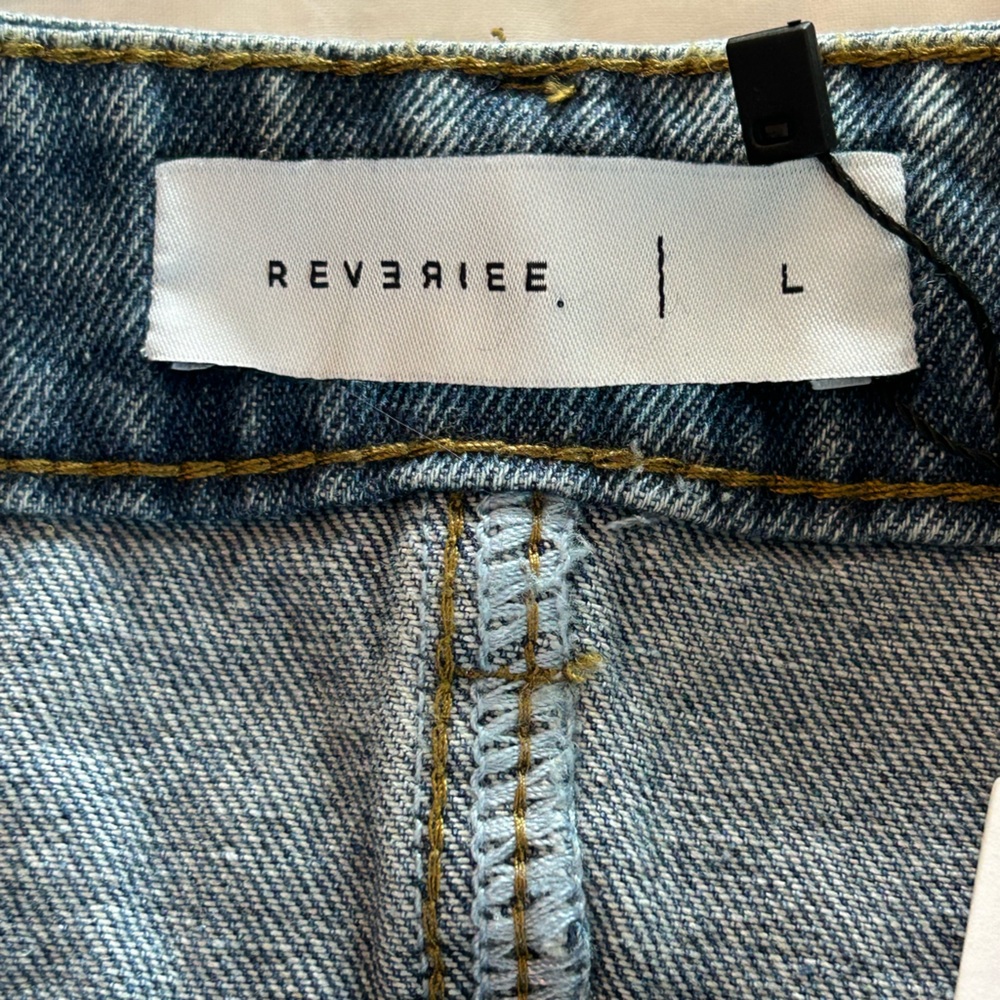 REVERIEE NWT Women’s Blue Front‎ Yoke Denim Maxi Skirt  Sz L - Picture 6 of 7